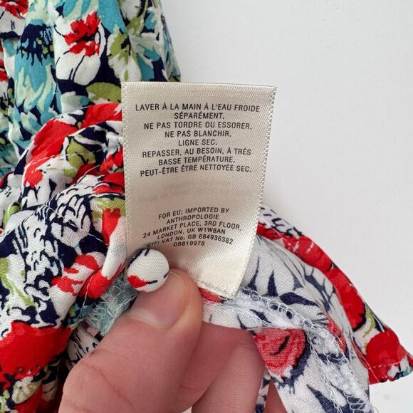 Limited Edition Conversations by Anthropologie 6/52 Floral Sleeveless Top - Picture 7 of 7